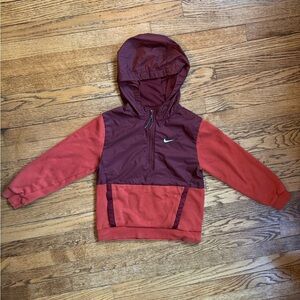 Nike Kids' Hooded Pullover/Jacket - Maroon & Red - Boy’s M